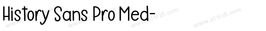 History Sans Pro Med字体转换 History Sans Pro Med字体转换